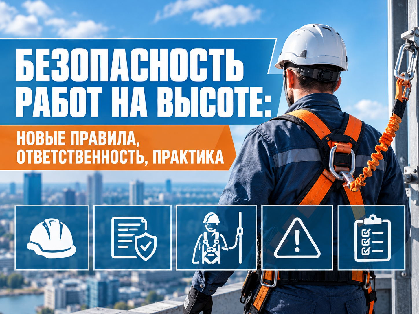 Безопасность работ на высоте: новые правила, ответственность, практика