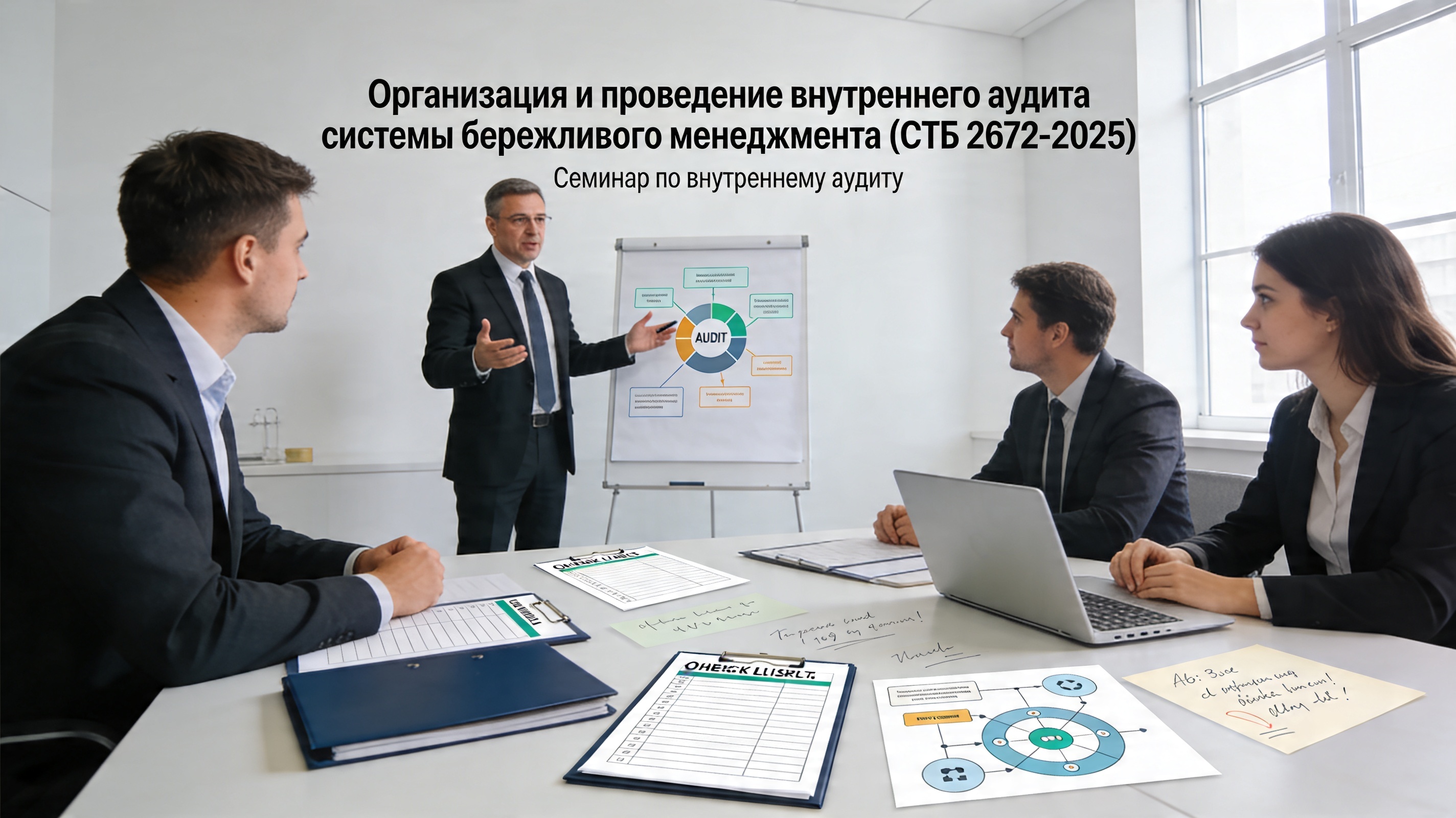 Организация и проведение внутреннего аудита системы бережливого менеджмента (СТБ 2672-2025)
