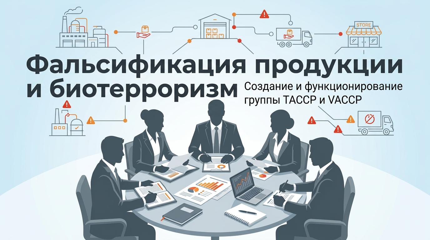 Фальсификация продукции и биотерроризм: создание и функционирование группы TACCP и VACCP
