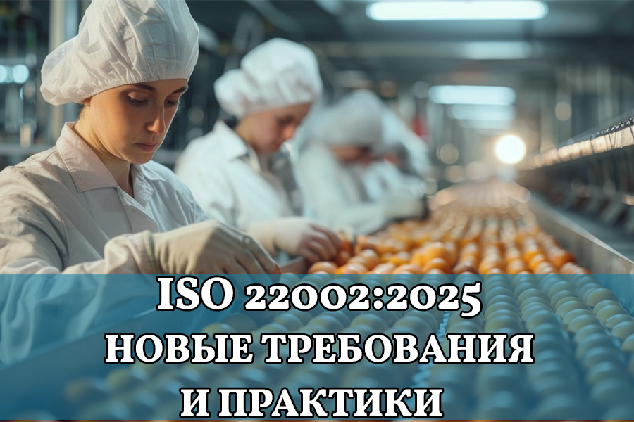 Современные стандарты качества пищевой промышленности: ISO 22002:2025: новые требования и практики