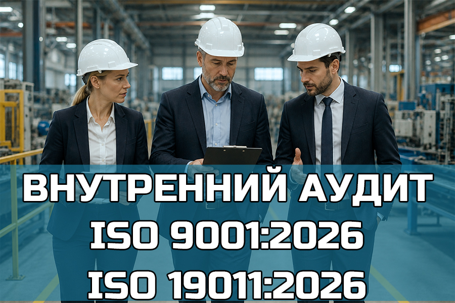 Организация и проведение внутреннего аудита с учетом риск-ориентированного подхода системы менеджмента (ISO 9001:2026, ISO 19011:2026)